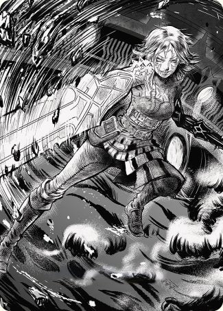Nahiri, the Unforgiving 2 Art Card [Phyrexia: All Will Be One Art Series] - Destination Retro