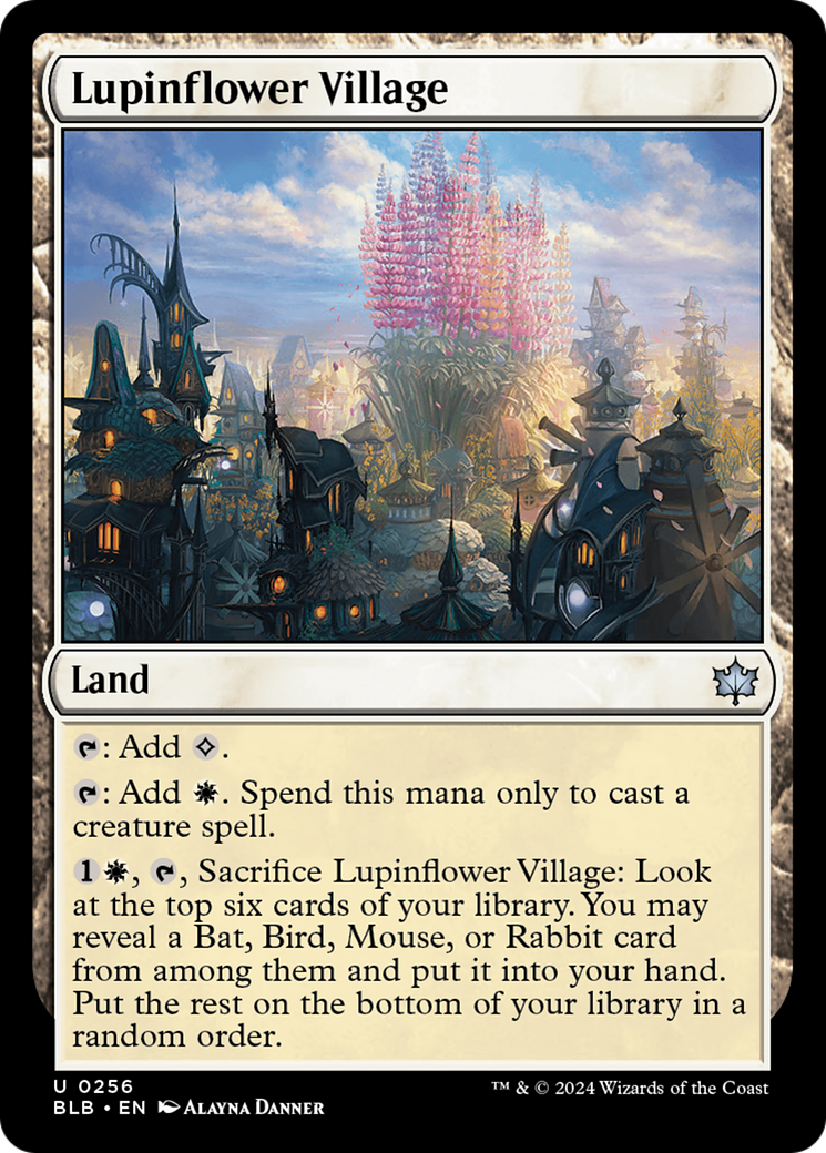 Lupinflower Village [Bloomburrow] - Destination Retro