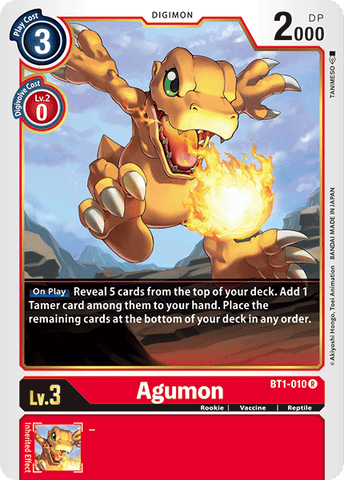 Agumon [BT1-010] [Release Special Booster Ver.1.0] - Destination Retro