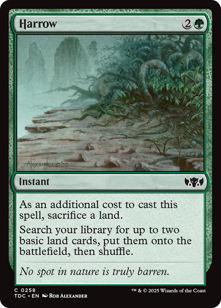 Harrow [Tarkir: Dragonstorm Commander] - Destination Retro