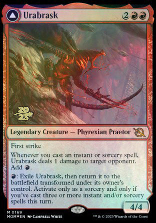 Urabrask // The Great Work [March of the Machine Prerelease Promos] - Destination Retro