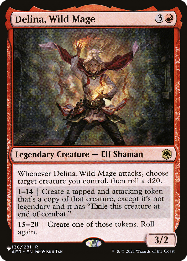 Delina, Wild Mage [The List] - Destination Retro