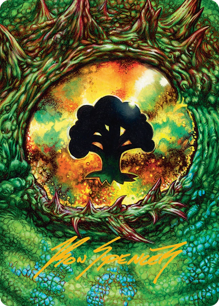 Forest Art Card (32/54) [Tarkir: Dragonstorm Art Series] - Destination Retro