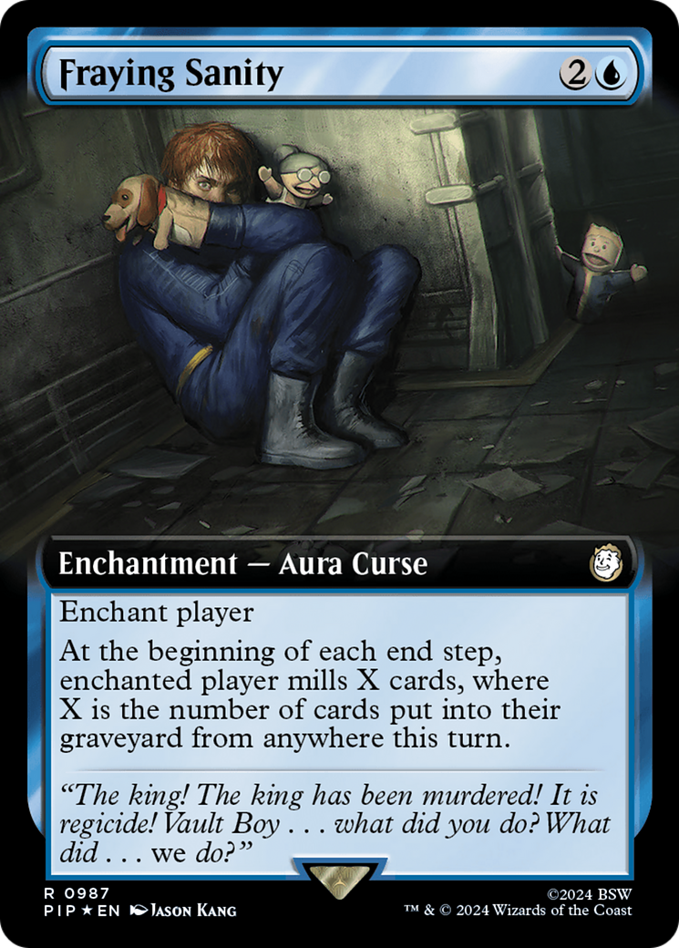 Fraying Sanity (Extended Art) (Surge Foil) [Fallout] - Destination Retro