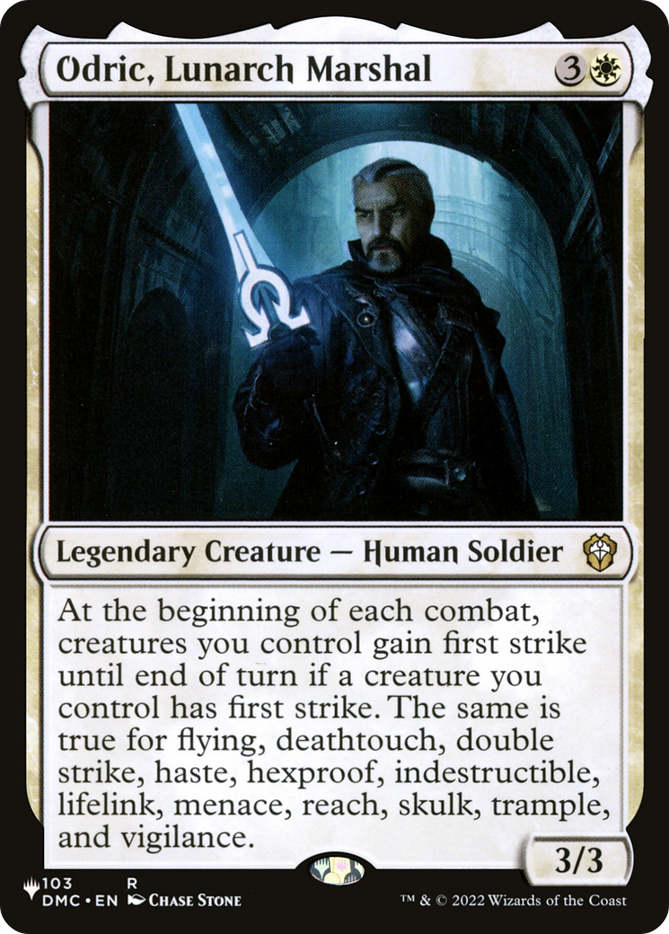 Odric, Lunarch Marshal (DMC) [The List] - Destination Retro