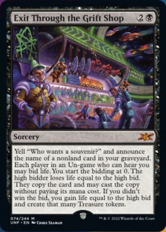 Exit Through the Grift Shop [Unfinity] - Destination Retro