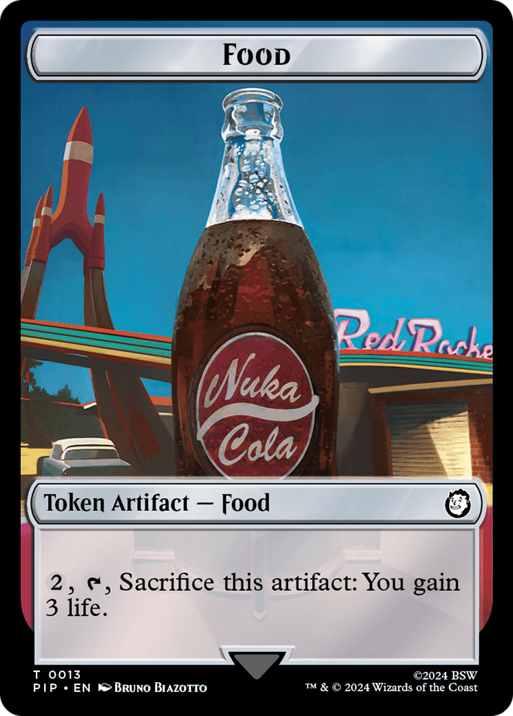 Food (0013) // Copy Double-Sided Token [Fallout Tokens] - Destination Retro