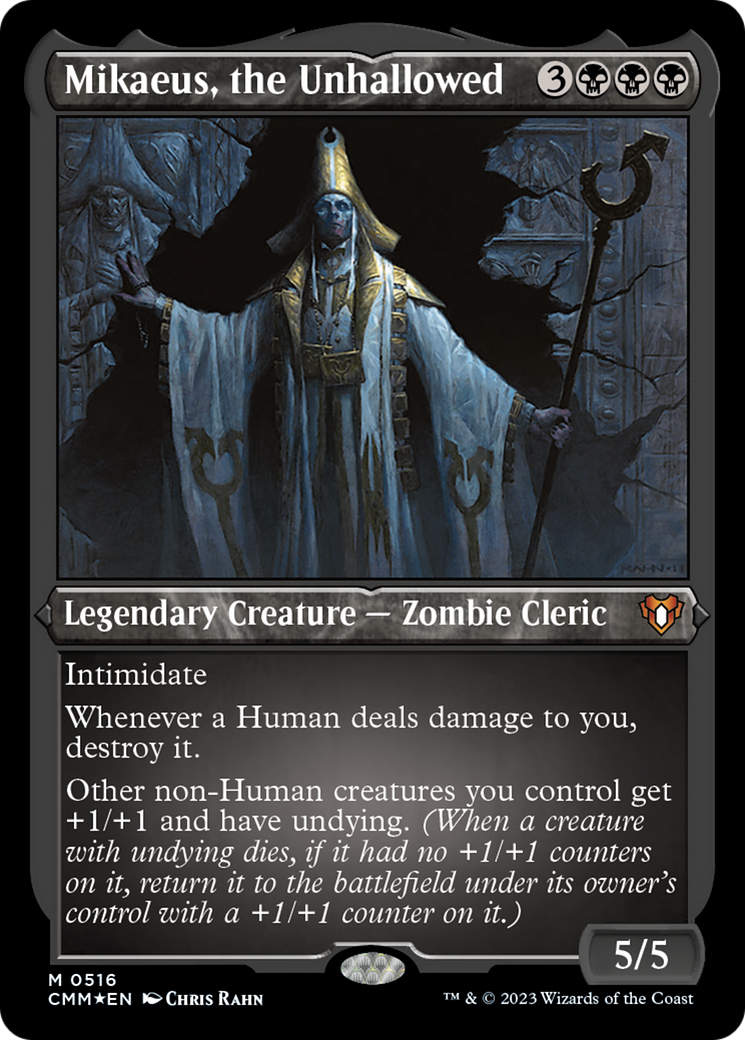 Mikaeus, the Unhallowed (Foil Etched) [Commander Masters] - Destination Retro