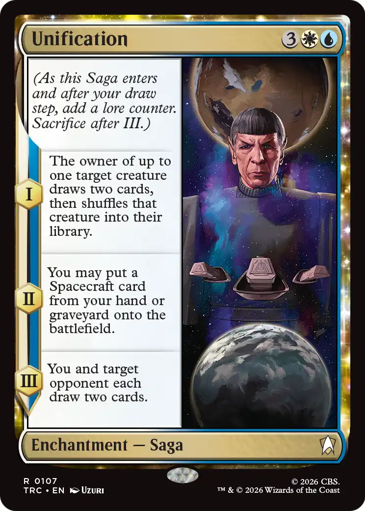 Unification (Surge Foil) [Star Trek Commander] - Destination Retro