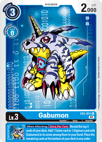 Gabumon [EX1-011] [Classic Collection] - Destination Retro