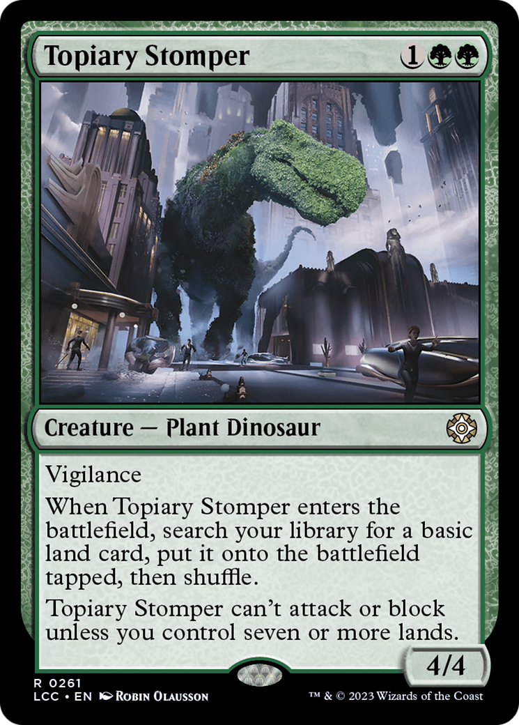 Topiary Stomper [The Lost Caverns of Ixalan Commander] - Destination Retro