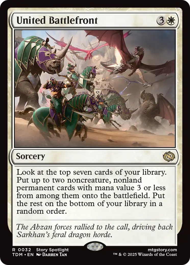 United Battlefront [Tarkir: Dragonstorm] - Destination Retro