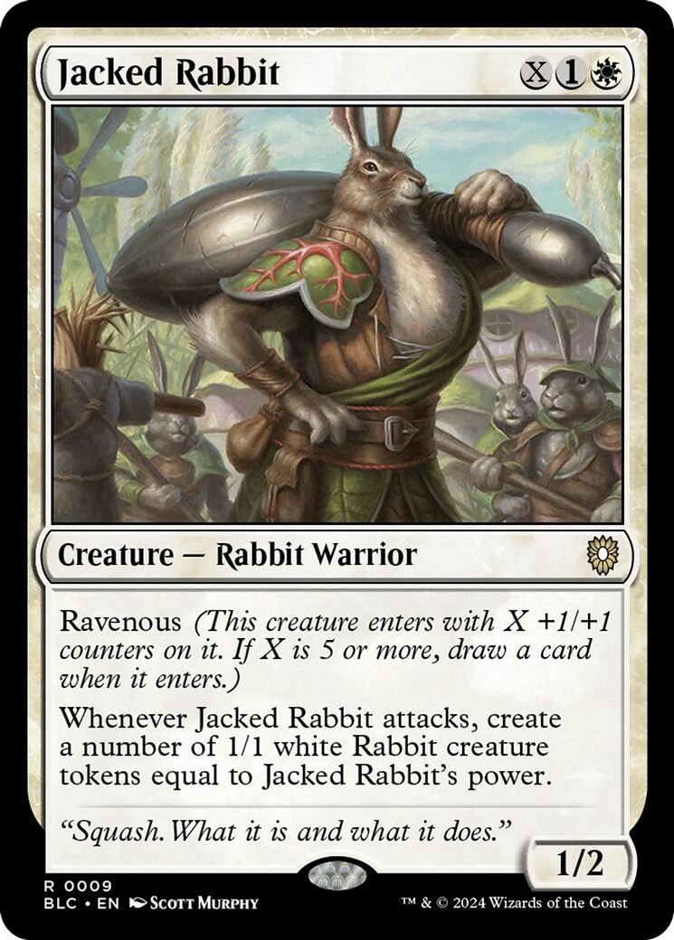 Jacked Rabbit [Bloomburrow Commander] - Destination Retro