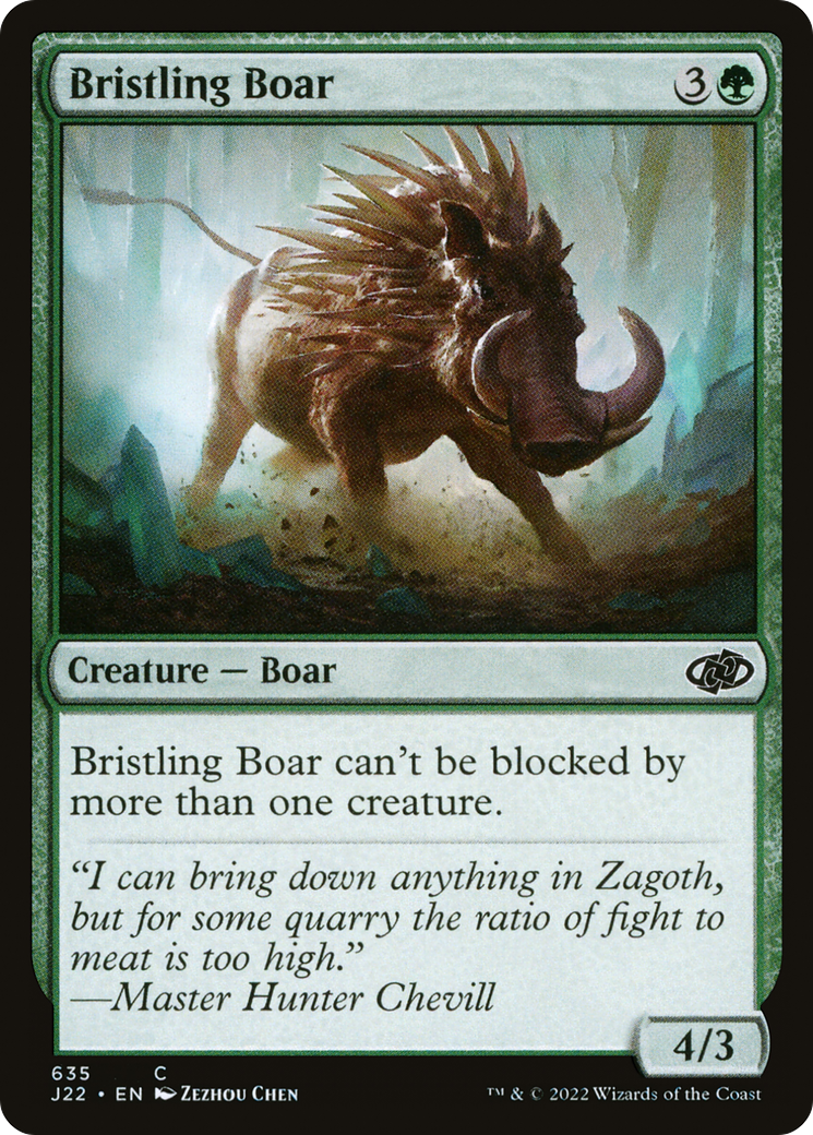 Bristling Boar [Jumpstart 2022] - Destination Retro