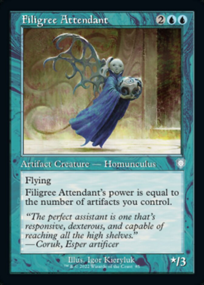 Filigree Attendant (Retro) [The Brothers' War Commander] - Destination Retro