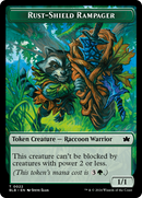 Food // Rust-Shield Rampager Double-Sided Token [Bloomburrow Tokens] - Destination Retro