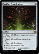 Staff of Compleation (Promo Pack) [Phyrexia: All Will Be One Promos] - Destination Retro