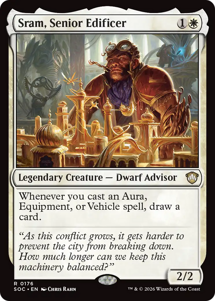 Sram, Senior Edificer [Secrets of Strixhaven Commander] - Destination Retro