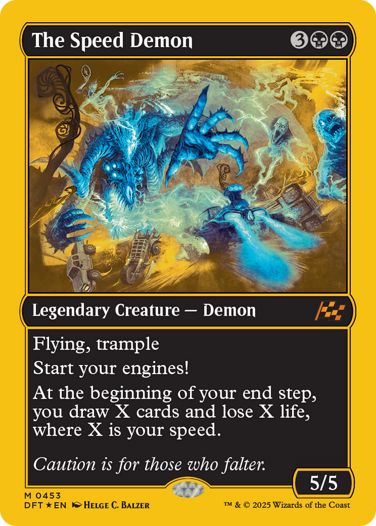 The Speed Demon (First-Place Foil) [Aetherdrift] - Destination Retro