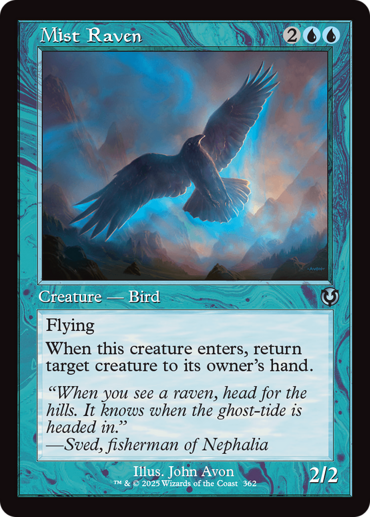 Mist Raven (Retro Frame) [Innistrad Remastered] - Destination Retro