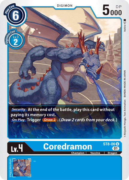 Coredramon [ST8-06] [Starter Deck: Ulforce Veedramon] - Destination Retro