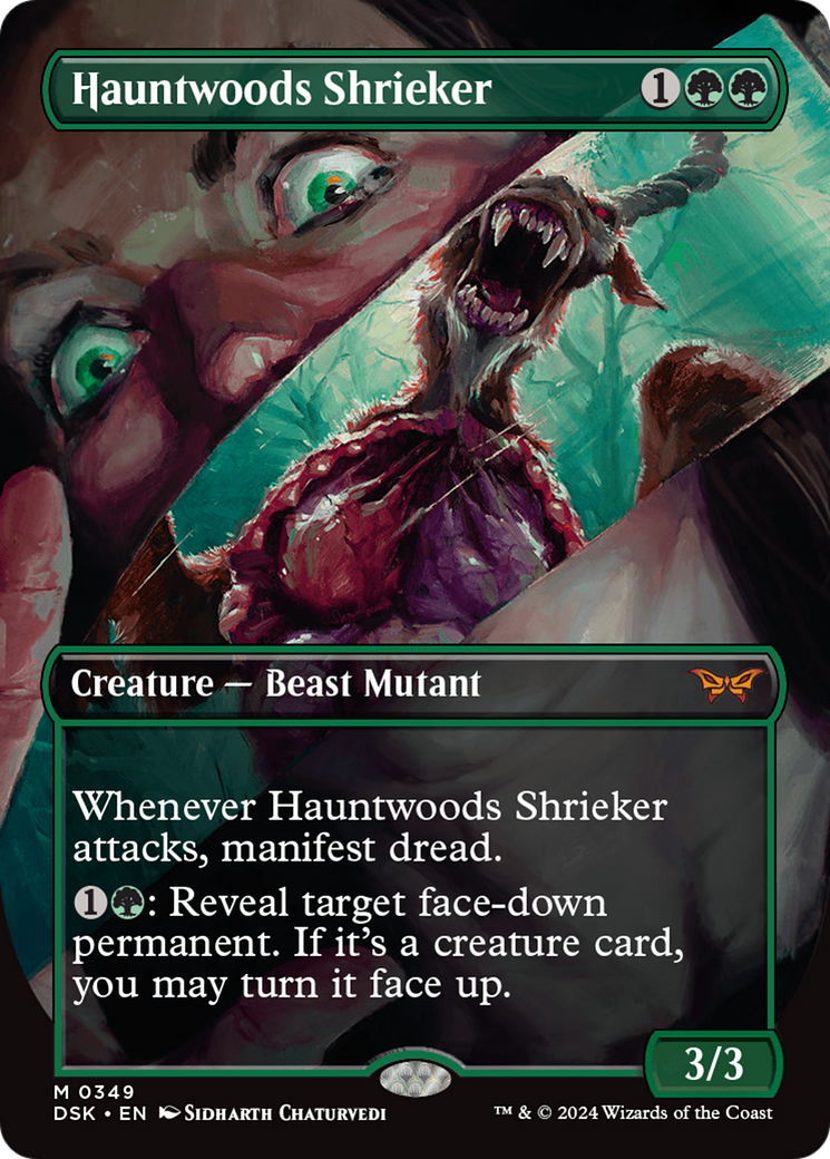 Hauntwoods Shrieker (Borderless) [Duskmourn: House of Horror] - Destination Retro