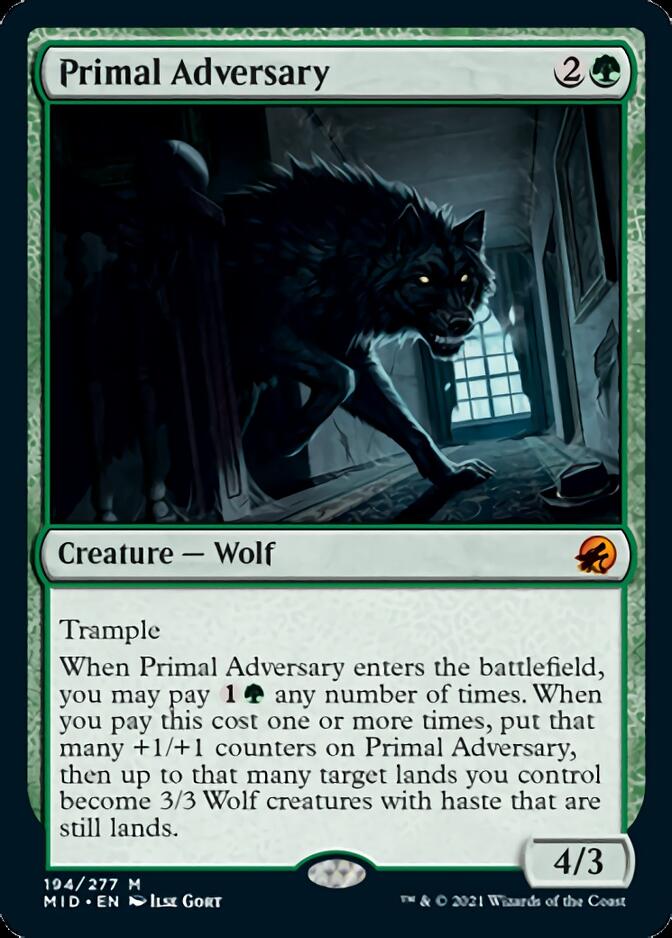 Primal Adversary [Innistrad: Midnight Hunt] - Destination Retro