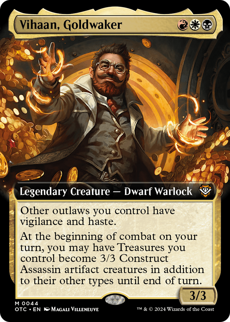 Vihaan, Goldwaker (Extended Art) [Outlaws of Thunder Junction Commander] - Destination Retro