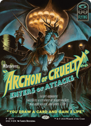 Archon of Cruelty (Showcase) [Duskmourn: House of Horror Commander] - Destination Retro
