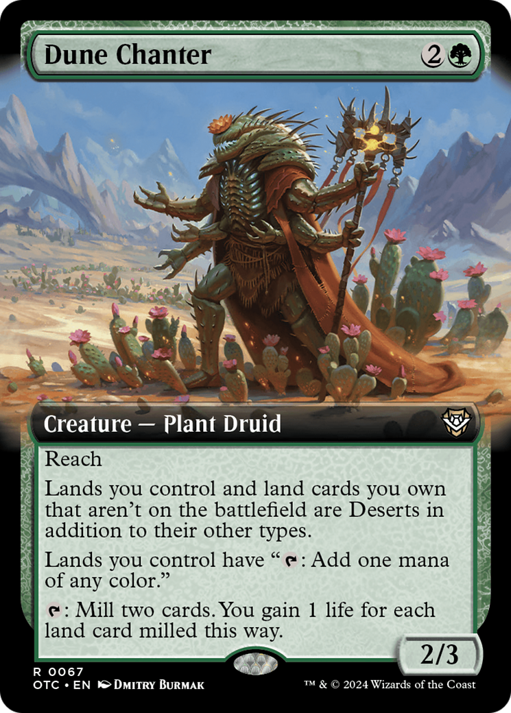 Dune Chanter (Extended Art) [Outlaws of Thunder Junction Commander] - Destination Retro
