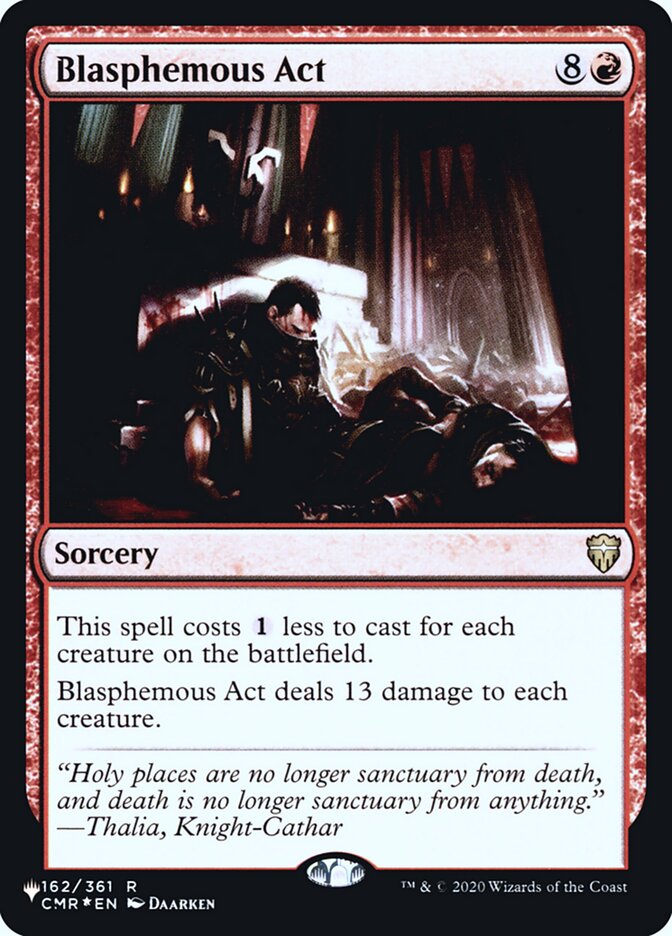 Blasphemous Act [Secret Lair: Heads I Win, Tails You Lose] - Destination Retro