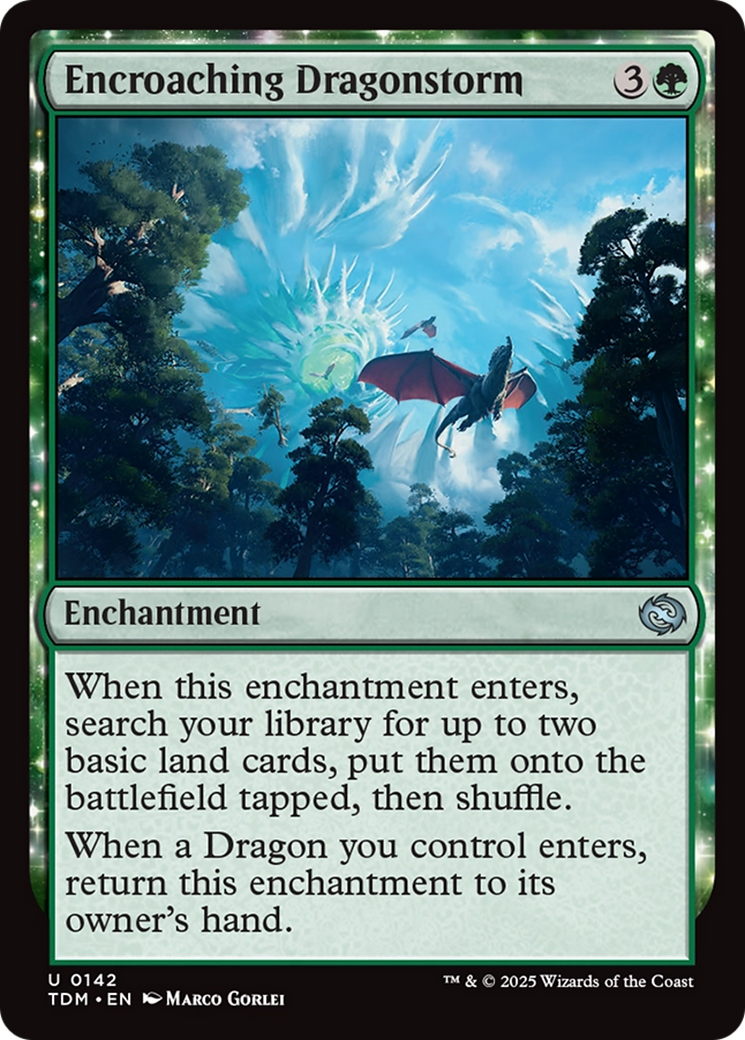 Encroaching Dragonstorm [Tarkir: Dragonstorm] - Destination Retro