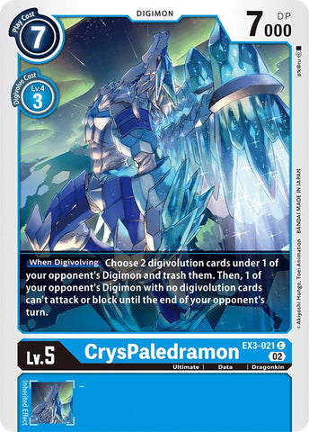 CrysPaledramon [EX3-021] [Draconic Roar] - Destination Retro