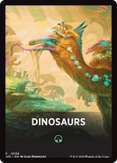 Dinosaurs Theme Card [Foundations Jumpstart Front Cards] - Destination Retro