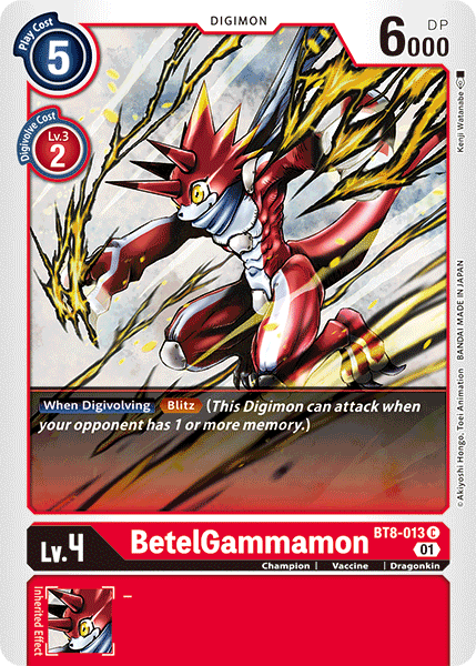 BetelGammamon [BT8-013] [New Awakening] - Destination Retro