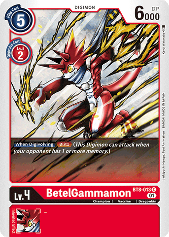 BetelGammamon [BT8-013] [New Awakening] - Destination Retro