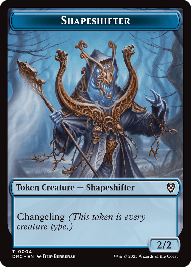 Zombie Army // Shapeshifter Double-Sided Token [Aetherdrift Tokens] - Destination Retro