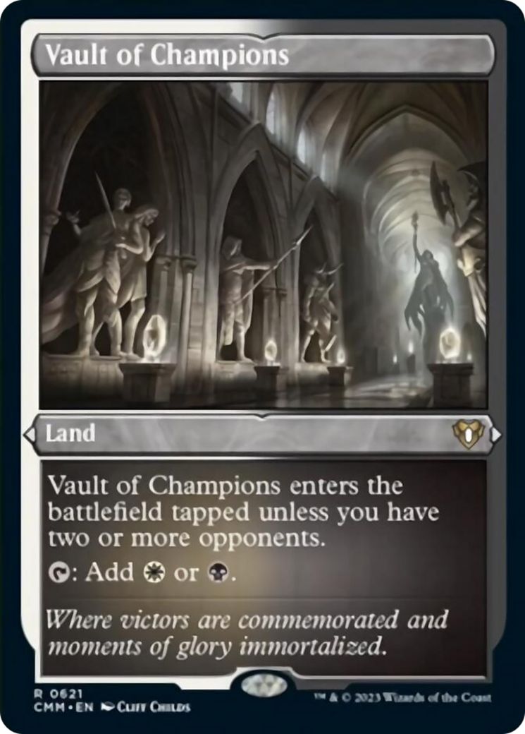 Vault of Champions (Foil Etched) [Commander Masters] - Destination Retro