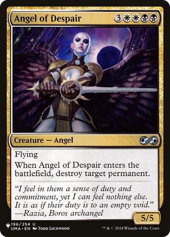 Angel of Despair [The List] - Destination Retro