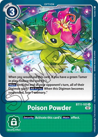 Poison Powder [BT11-103] [Dimensional Phase] - Destination Retro