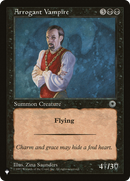 Arrogant Vampire [The List] - Destination Retro