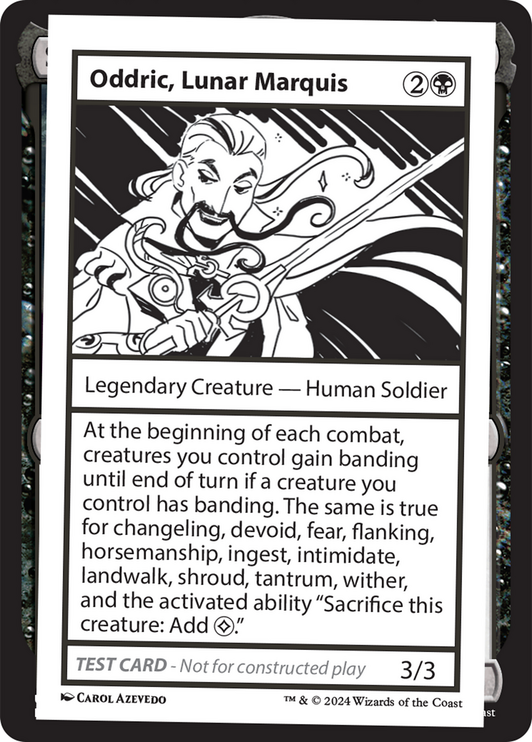 Oddric, Lunar Marquis [Mystery Booster 2 Playtest Cards] - Destination Retro