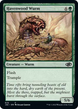 Havenwood Wurm [Jumpstart 2022] - Destination Retro