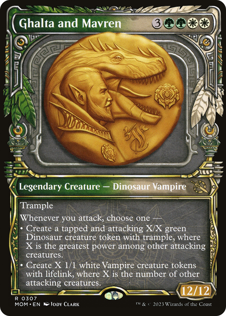 Ghalta and Mavren (Showcase Planar Booster Fun) [March of the Machine] - Destination Retro