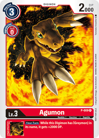 Agumon [P-009] [Promotional Cards] - Destination Retro