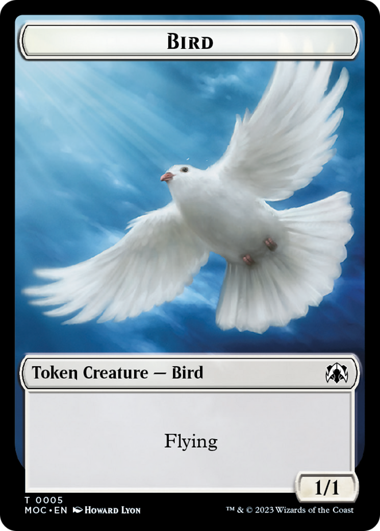 Bird // Kobolds of Kher Keep Double-Sided Token [March of the Machine Commander Tokens] - Destination Retro