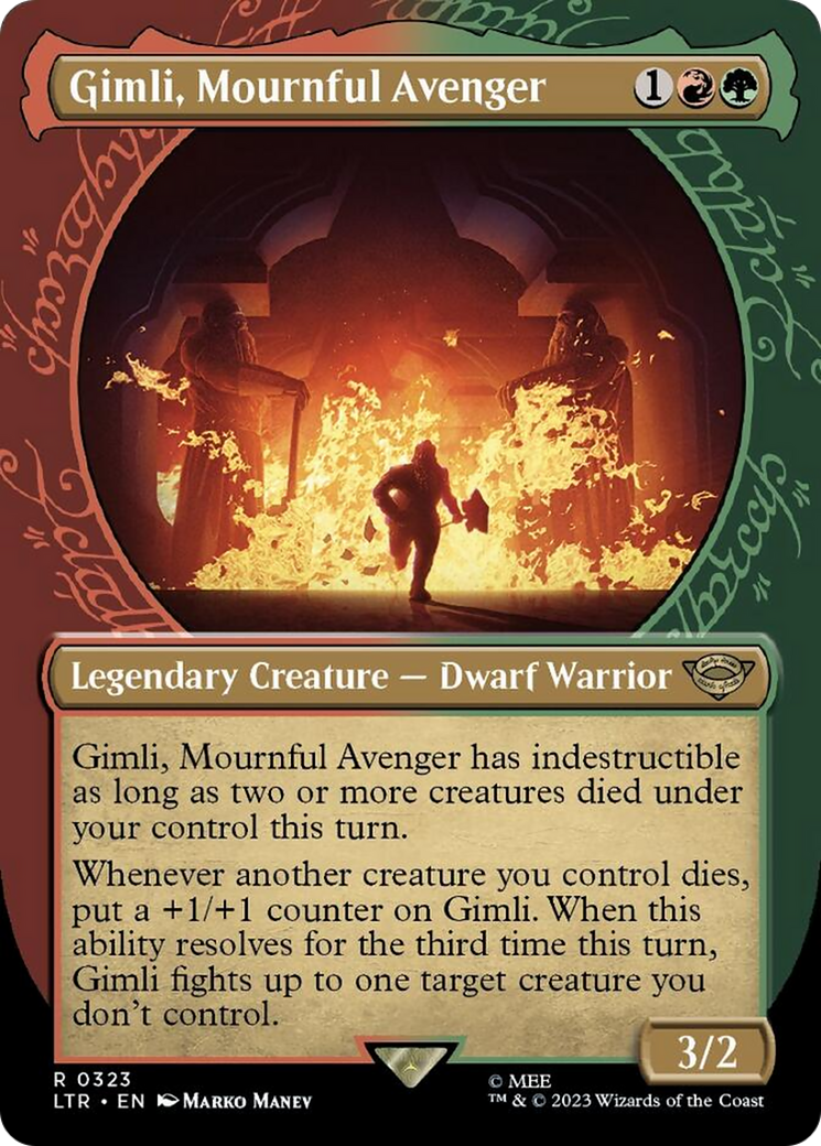 Gimli, Mournful Avenger (Showcase Ring Frame) [The Lord of the Rings: Tales of Middle-Earth] - Destination Retro