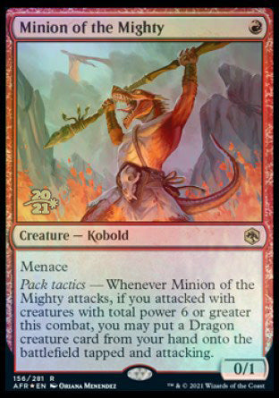 Minion of the Mighty [Dungeons & Dragons: Adventures in the Forgotten Realms Prerelease Promos] - Destination Retro