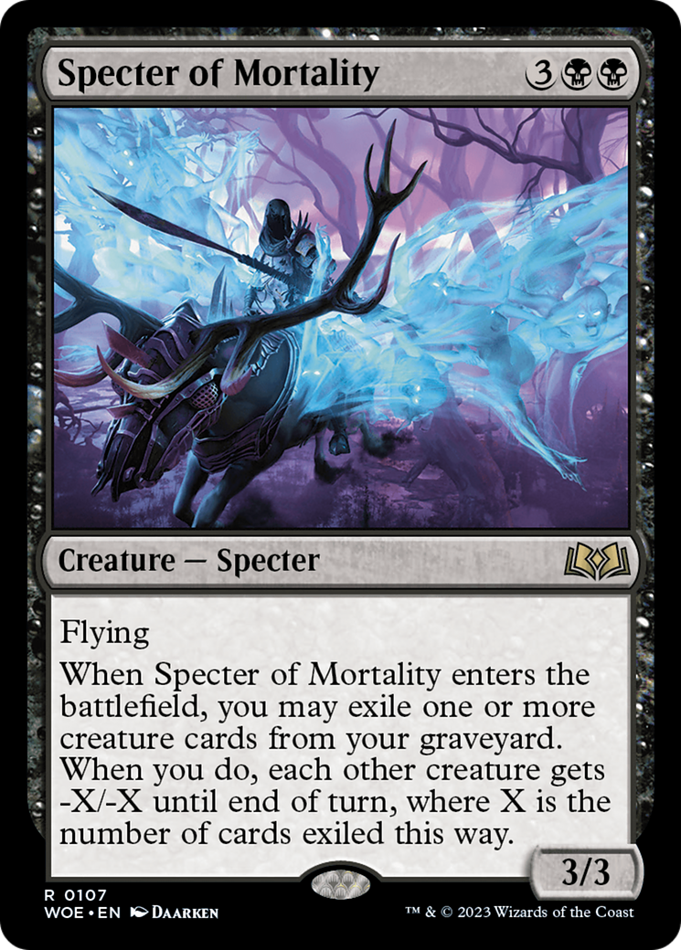 Specter of Mortality [Wilds of Eldraine] - Destination Retro
