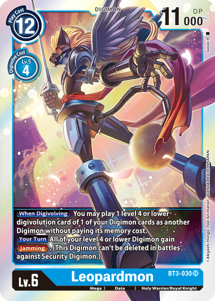 Leopardmon [BT3-030] [Release Special Booster Ver.1.0] - Destination Retro